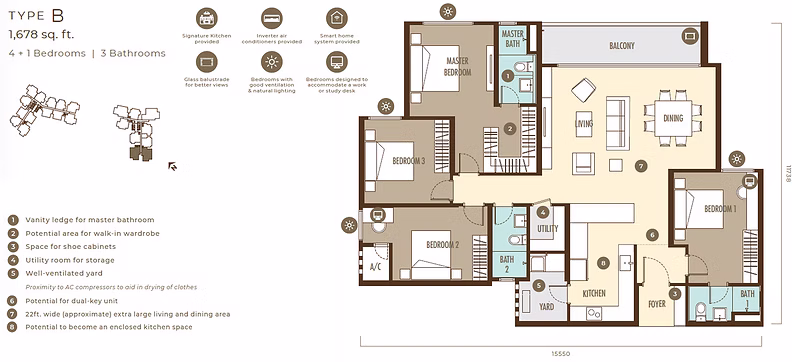 Type B Layout