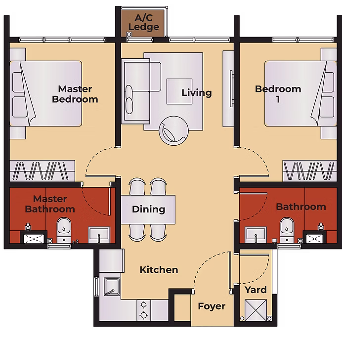 Type B Layout