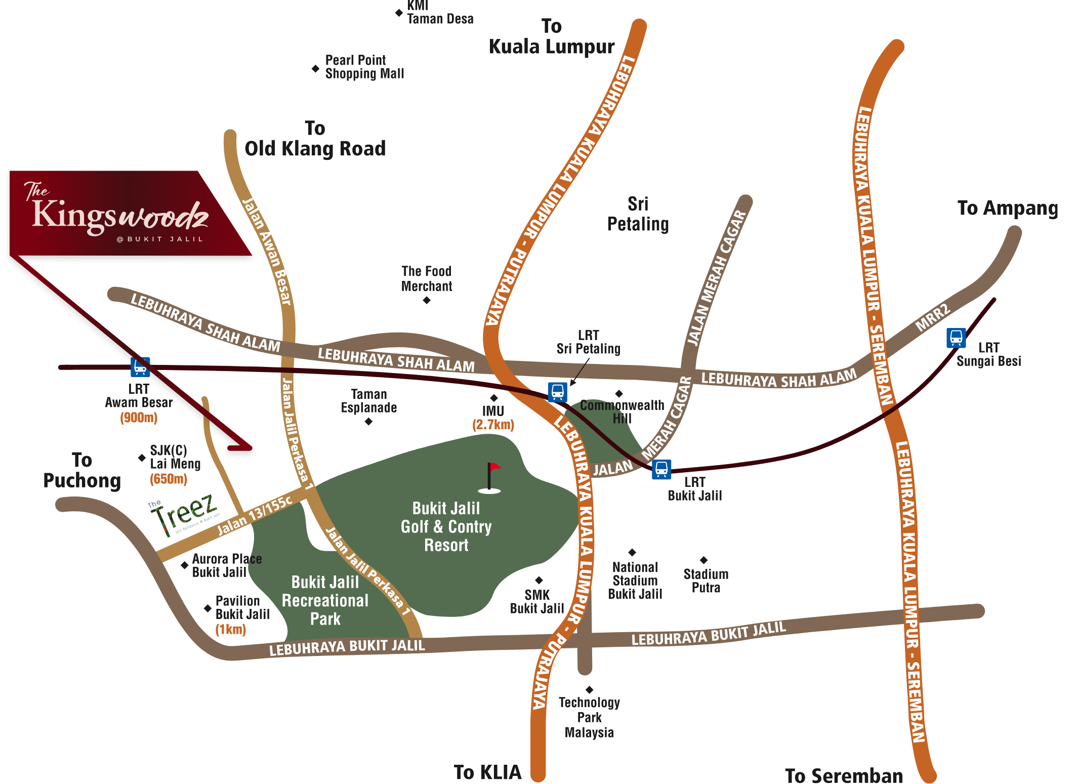Kingswoodz Location Map