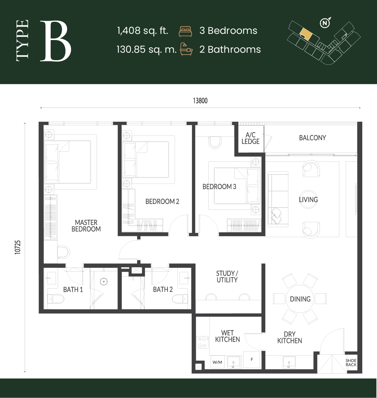 Type B Layout