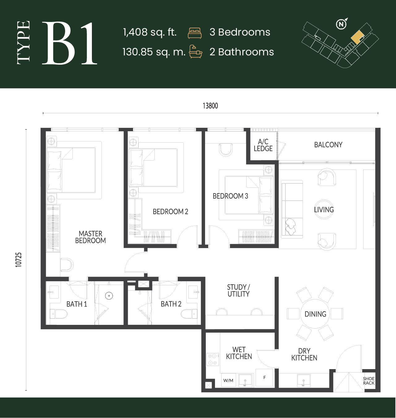 Type B1 Layout