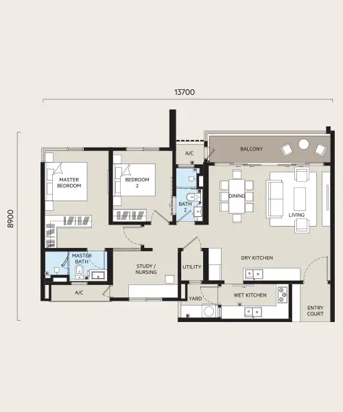 Type B Layout