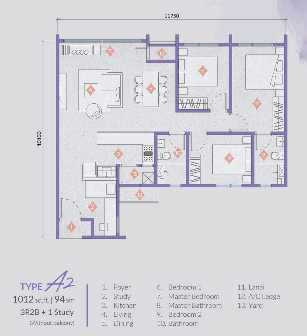Type A2 Layout