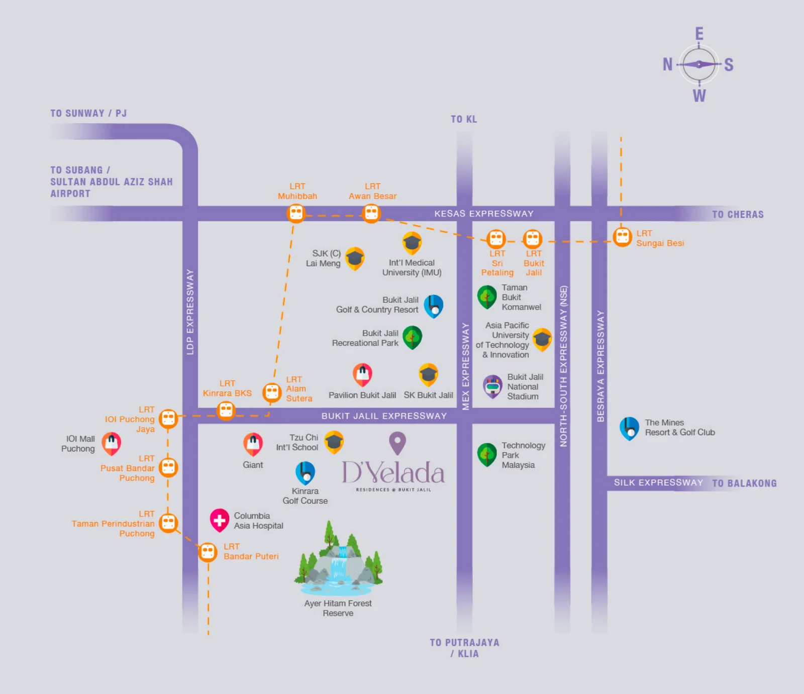 Veladaz Residences Location Map